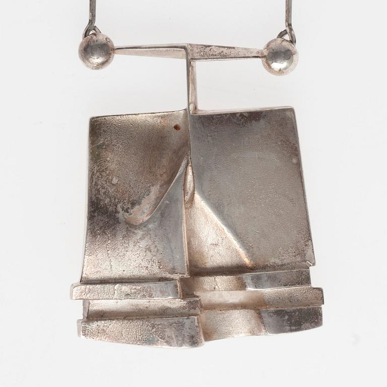 Björn Weckström, HÄNGSMYCKE, sterling silver, "O2X" Lapponia 1972.