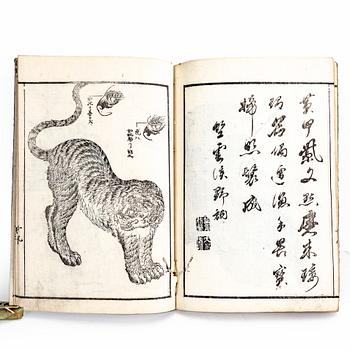 A set of two japanese books 19th/20th century.