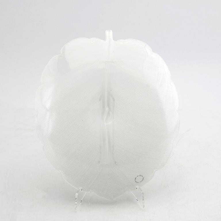 Tyra Lundgren, skålfat, 1990, Venini, Italien.