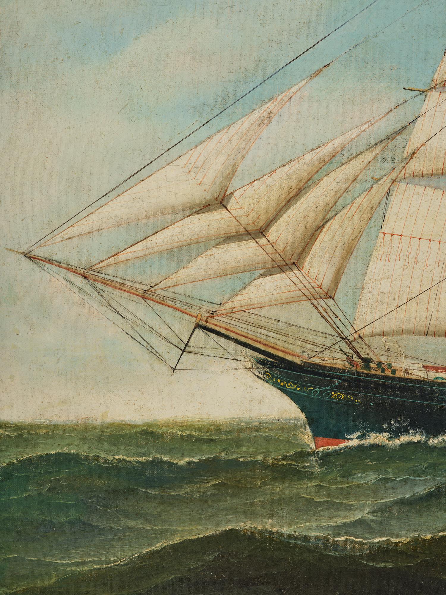Antonio Jacobsen, the three-masted barque "Doris Brudersen".