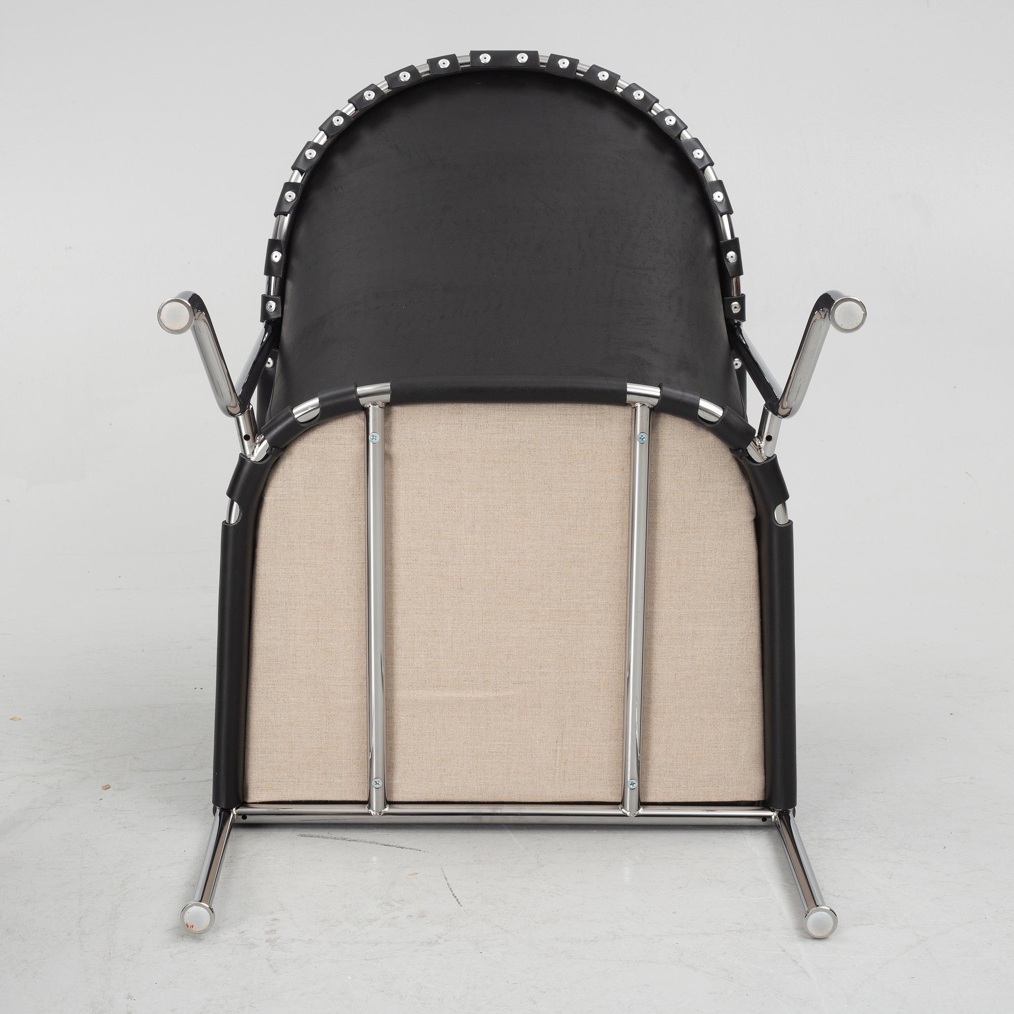 Mats Theselius, a pair of  "Bruno" lounge chairs, Källemo.