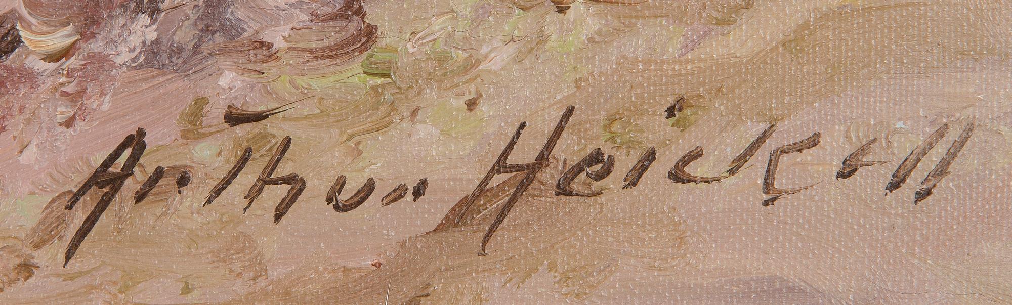 Arthur Heickell, Maisema.