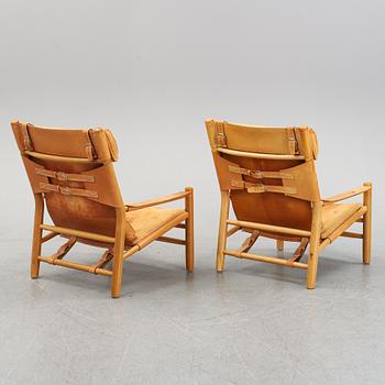 Kenneth Bergenblad, fåtöljer, ett par, "Dormi", Dux, formgivna 1979.