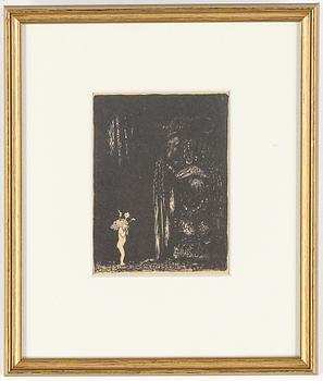 JOHN BAUER, 10 litografier, ur sviten "Troll", osignerade.