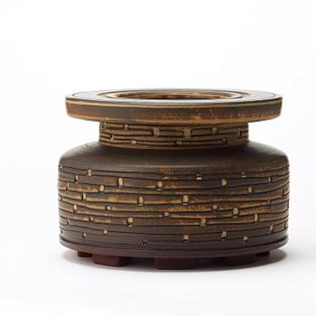 Wilhelm Kåge, a 'Farsta' stoneware vase, Gustavsberg studio 1960.