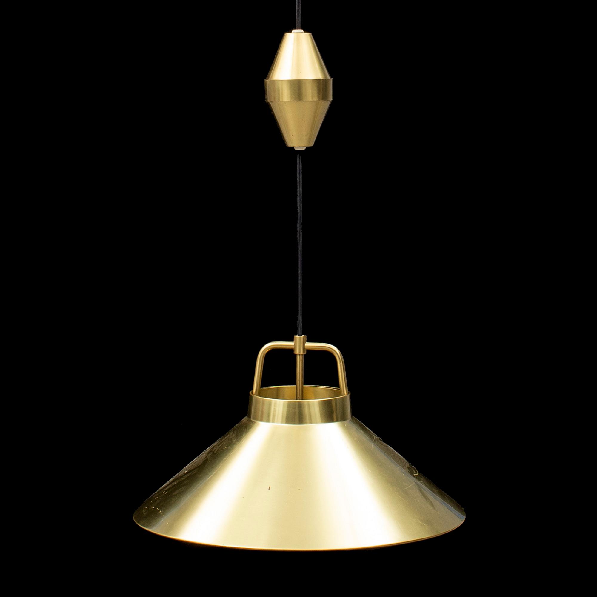 FRITZ SCHLEGEL, A 'P 295' ceiling light from Lyfa, Denmark.
