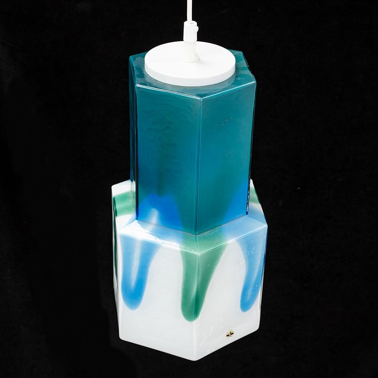 Helena Tynell, A glass ceiling lamp, Flygsfors Glasbruk.