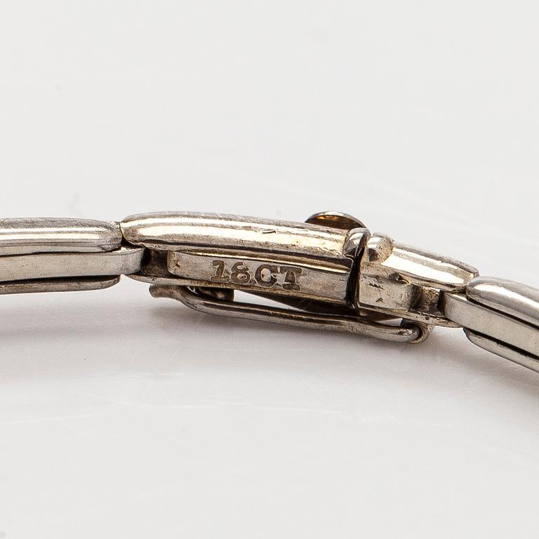 Armband, gammal- och 8/8-slipade diamanter, 18K vitguld.