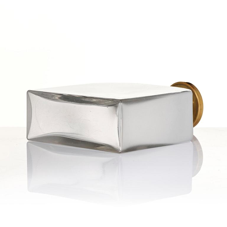 Firma Svenskt Tenn, flaska, med propp av Björn Trägårdh, 1930-tal.