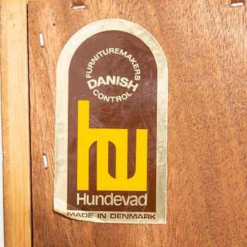 A pair of teak bookshelves Hundevad Denmark 1960/70s.