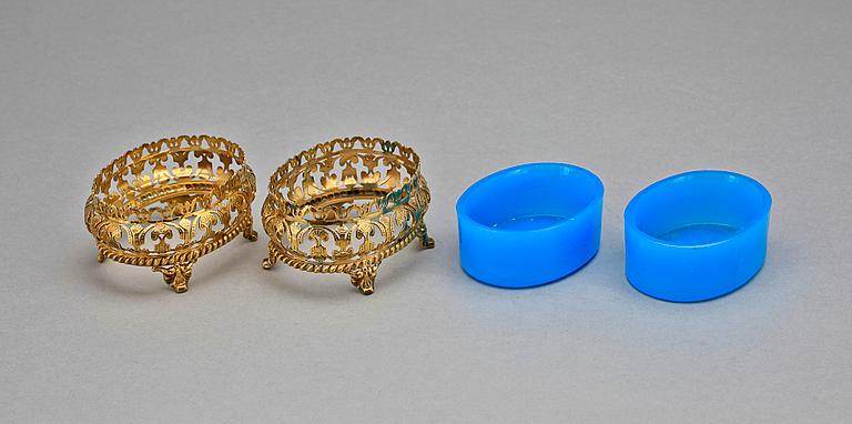 SALTKAR, ett par, senempire, trol Ryssland, 1800-talets mitt.