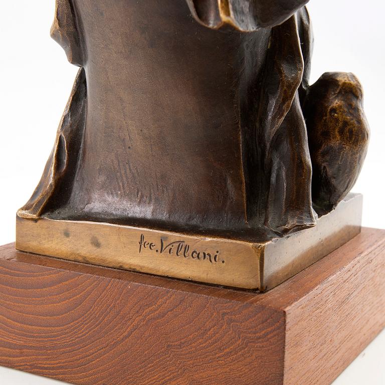 Emmanuel Villanis after sculpture, signed patinated bronze.