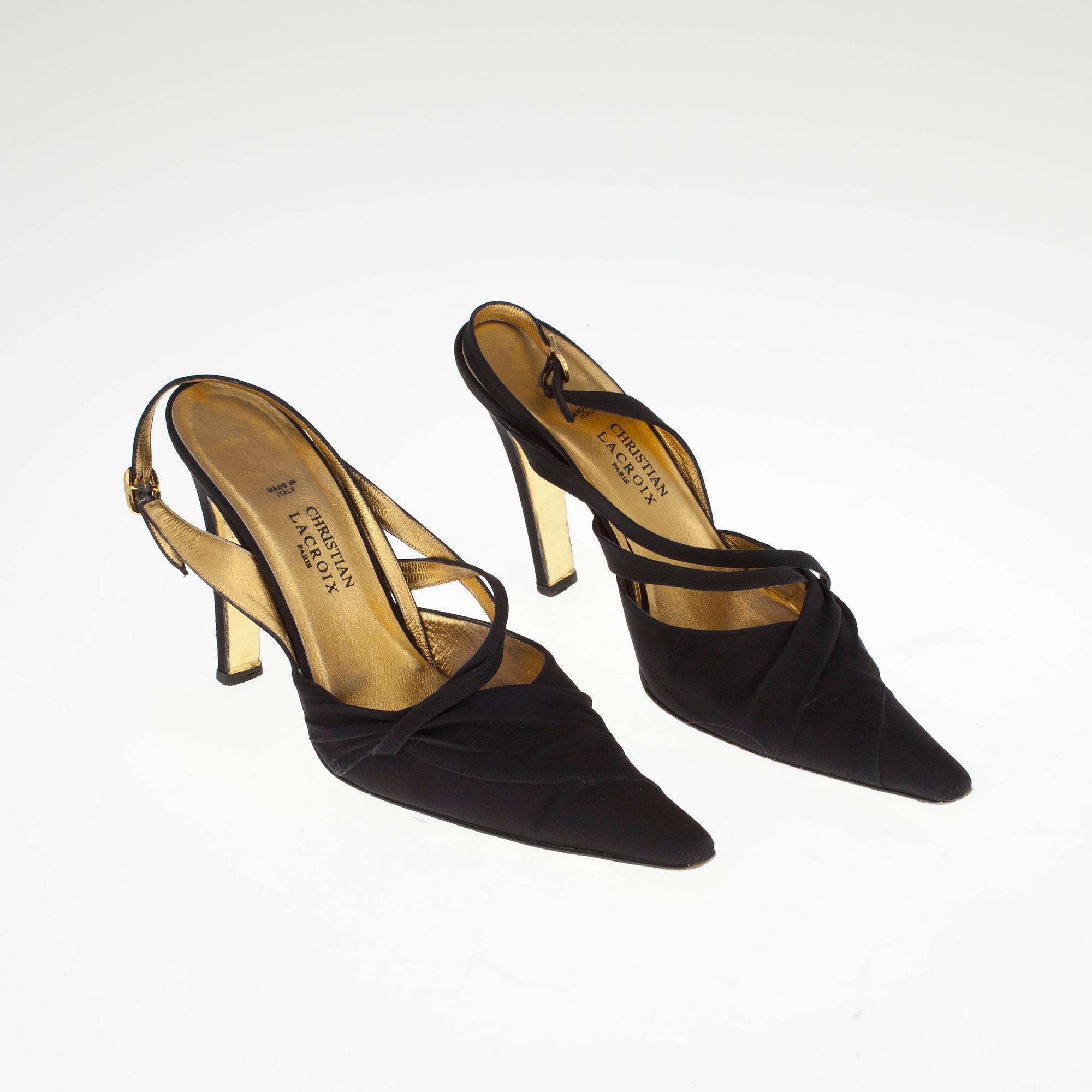 SKOR, slingbacks, Christian LaCroix.
