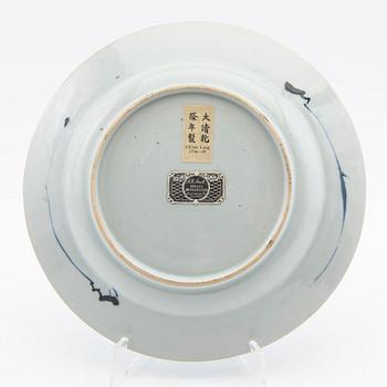 Plate, porcelain, Chienlung, China 18th century.