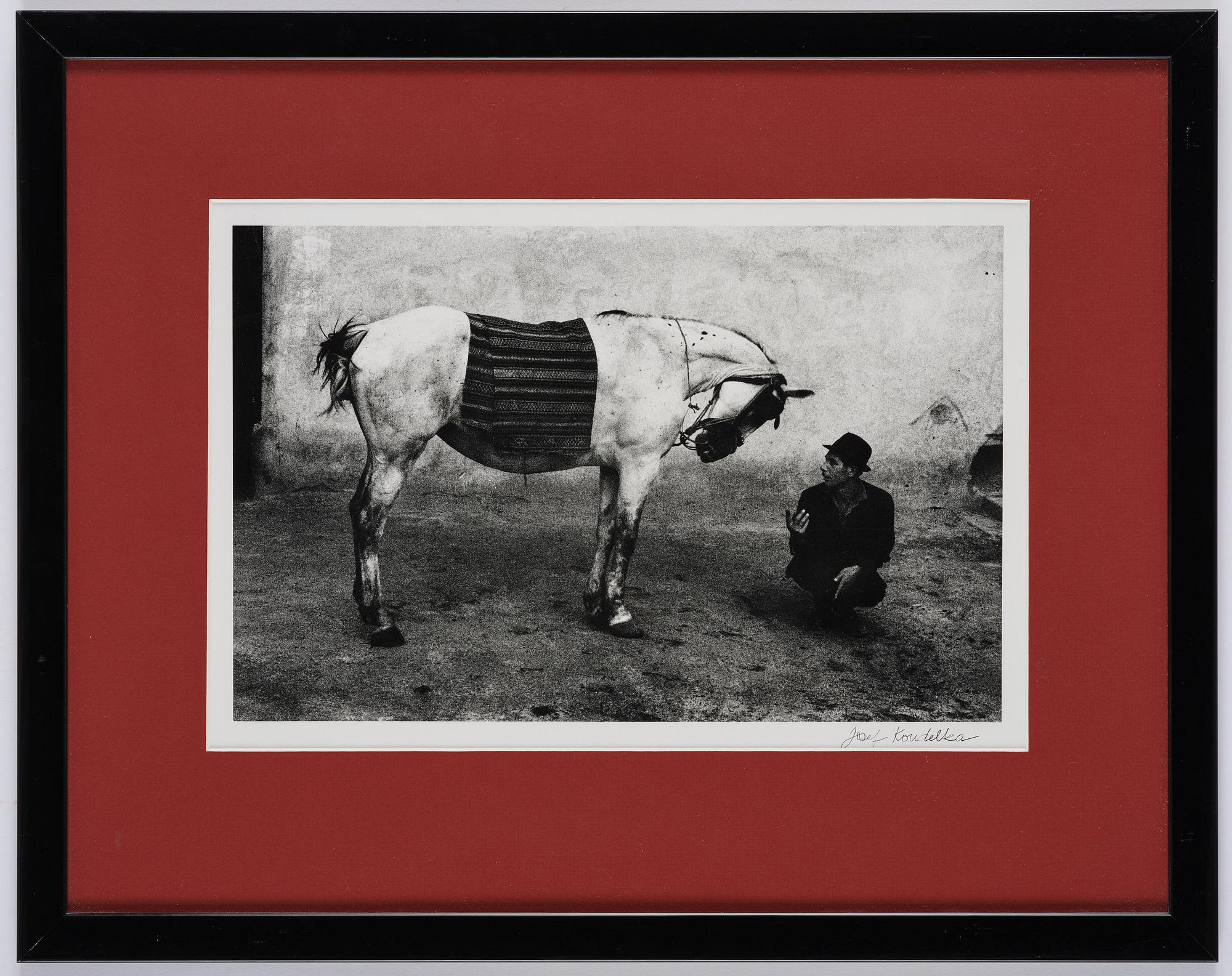 Josef Koudelka, "Man with Horse, Romania, 1968".