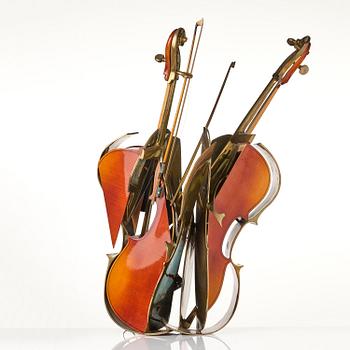 Arman (Armand Pierre Fernandez), "Prisoners Series: Thales Cello".