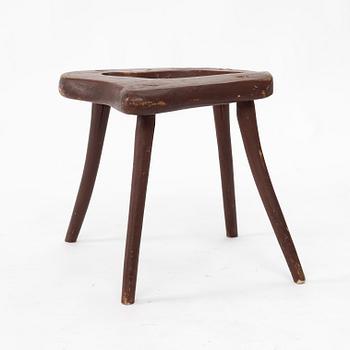 A Swedish stool, 19th/early 20th century.