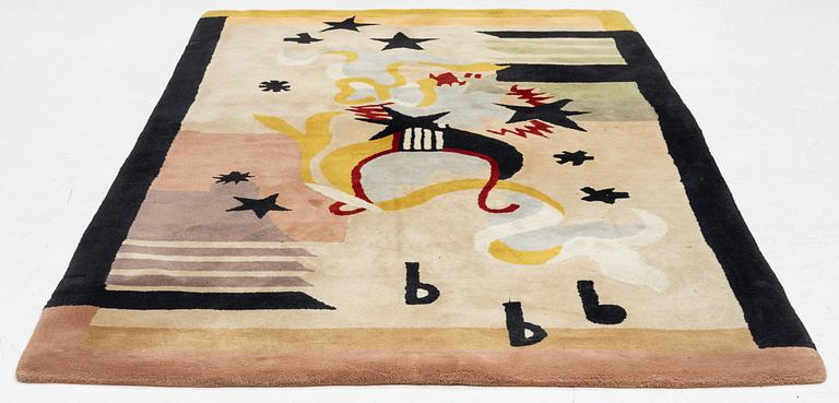 Rug, tufted, design attributed to Voldermar Boberman, 270 x 155 cm.