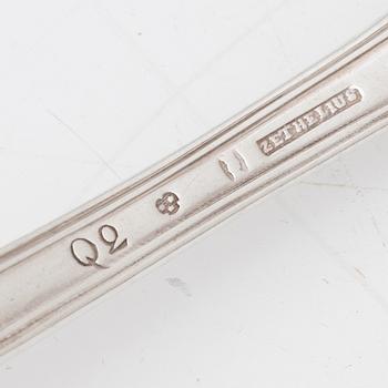 Pehr Zethelius, matskedar, 6 st, silver, Stockholm 1798.