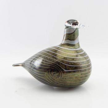 Oiva Toikka, figurine signed Nuutajärvi/Notsjö Finland.
