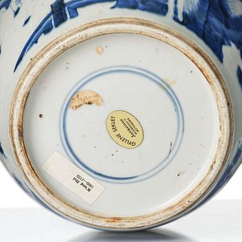 Bojan, porslin. Qingdynastin, Kangxi (1662-1722).