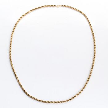 An 18K gold neacklace.