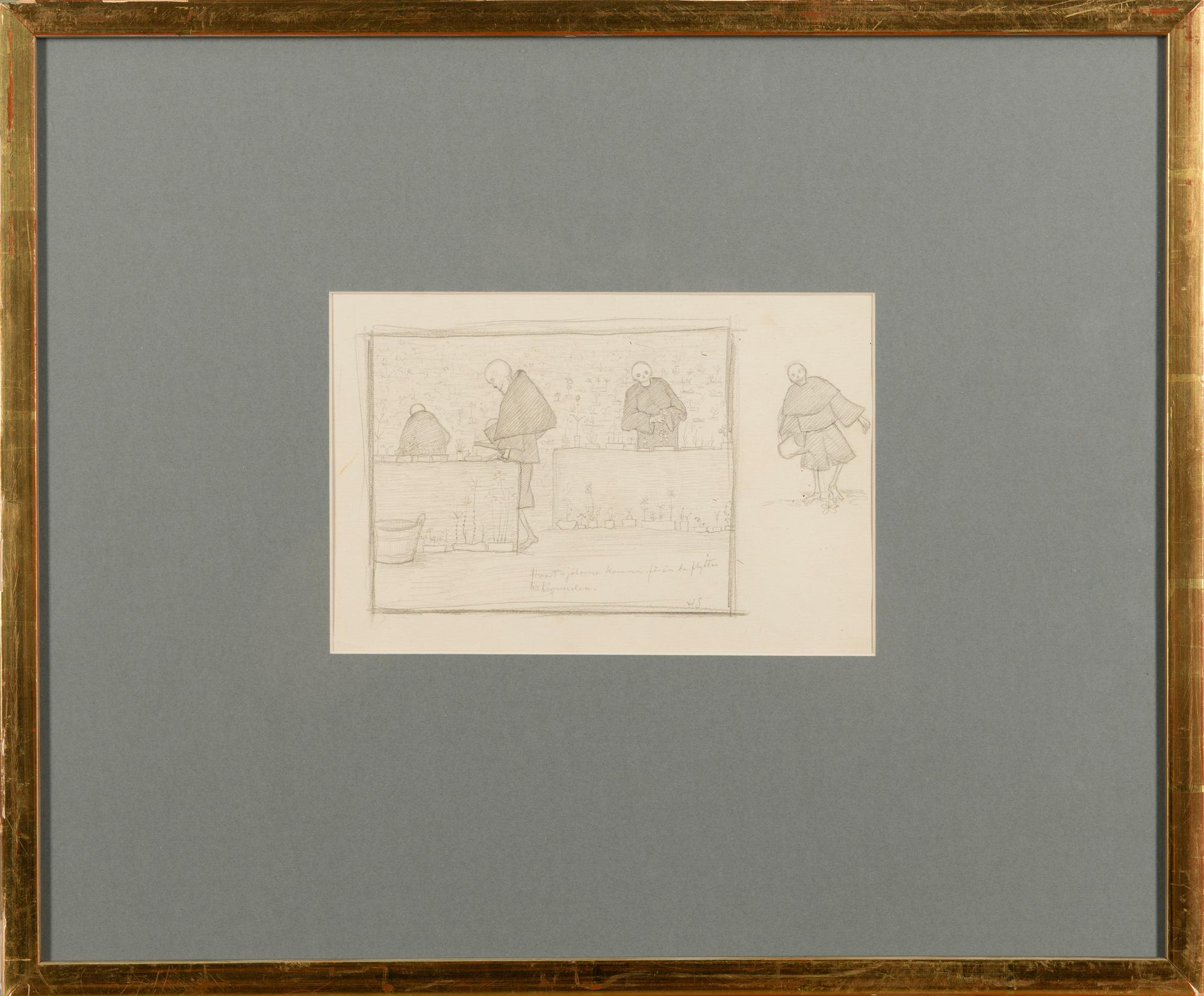 HUGO SIMBERG, GARDEN OF DEATH. "Hvart själarne kommer förän de flyttas till himmelen".