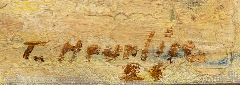 THEODOR HEURLIN, oil on canvas signed and dated 26.