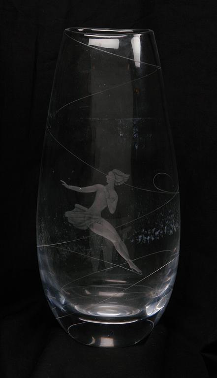 VAS, glas, Vicke Lindstrand Kosta.