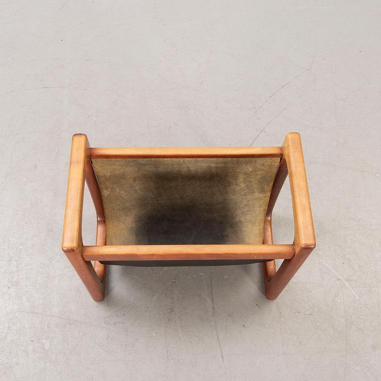 A 1960/70s teak newspaper stand.