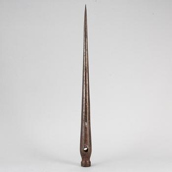An iron marline spike, Brades Co, 19the/20th Century.