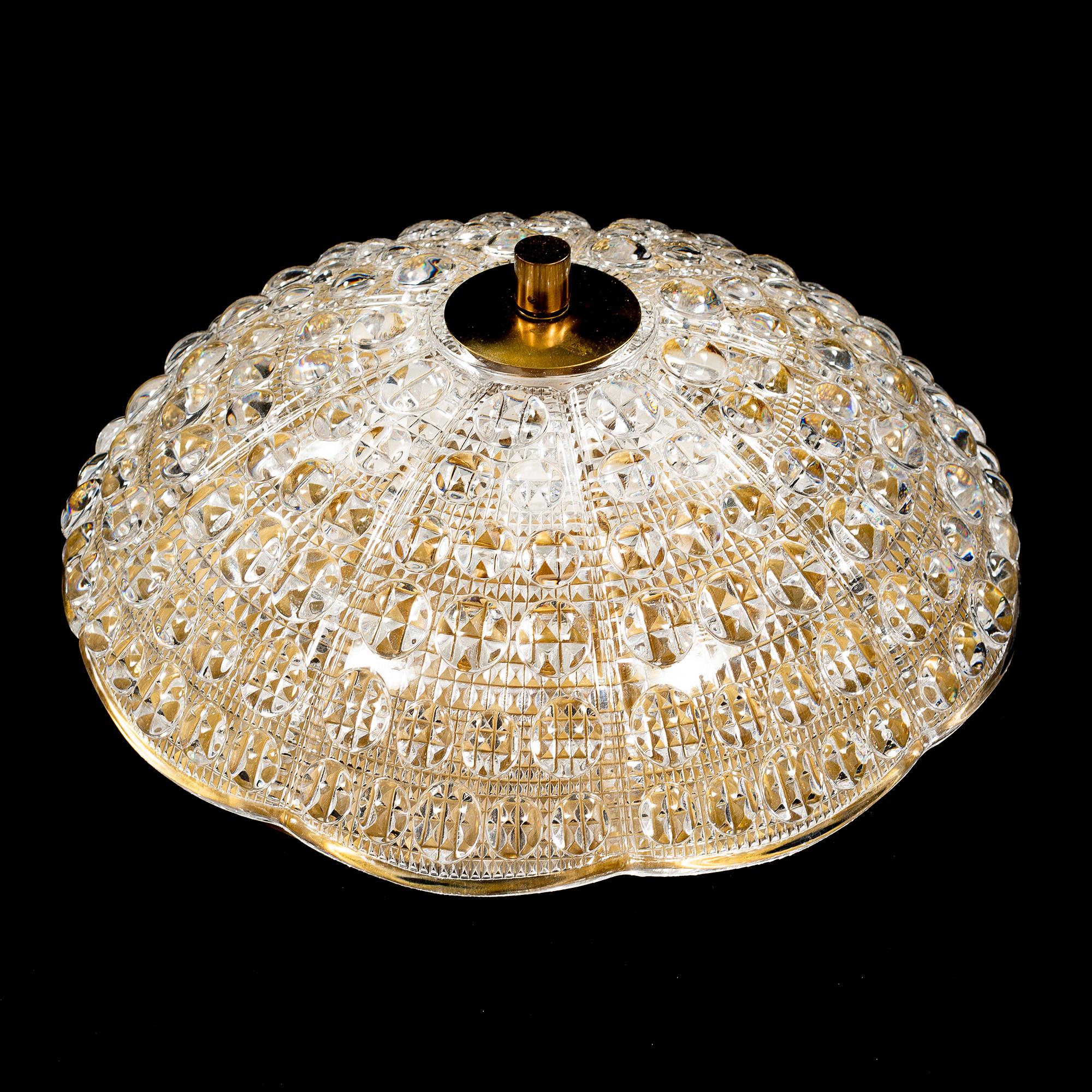 PLAFOND troligen Carl Fagerlund, Orrefors, 1970-tal.