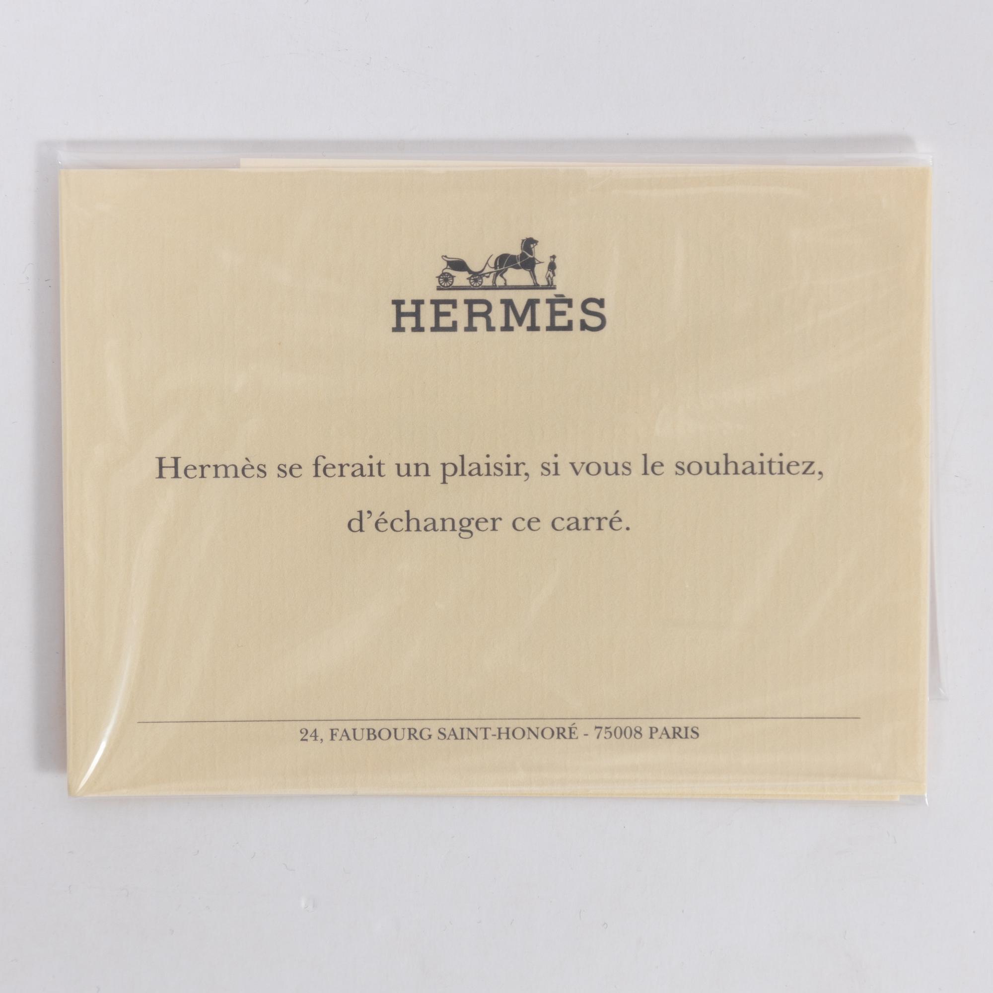 Hermès, scarf, "Luna Park".