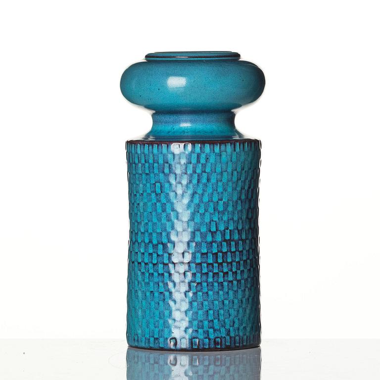 Stig Lindberg, a stoneware vase, Gustavsberg Studio 1964.
