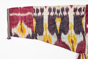 A silk and cotton Chapan, Central Asia, 1880s.