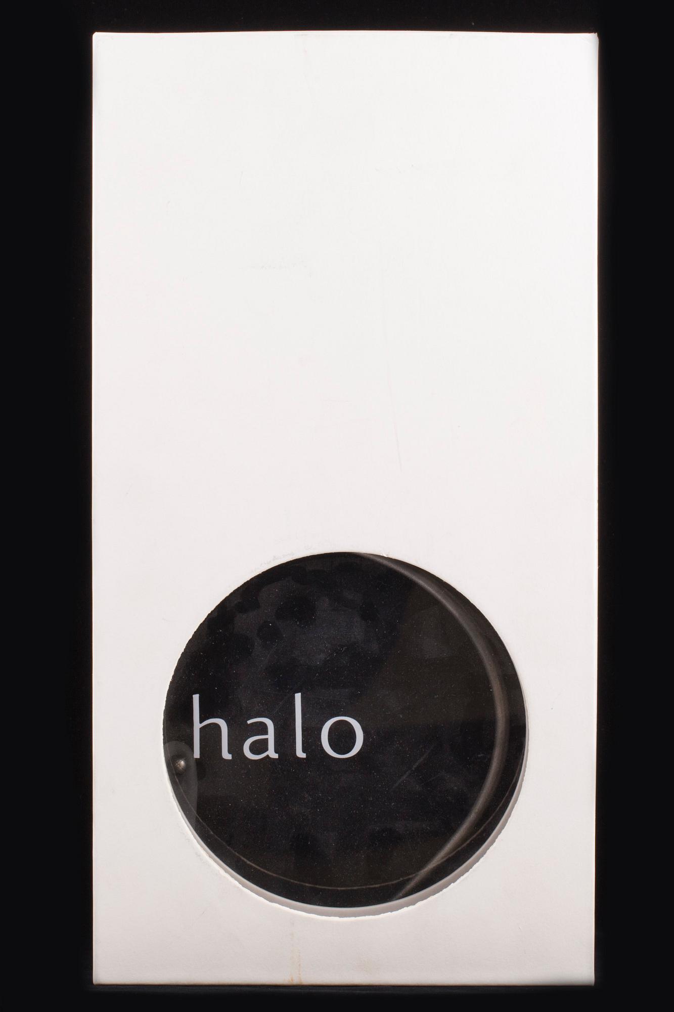 HALSSMYCKE, glas och silver, Halo, Monika Backström, Kosta Boda.