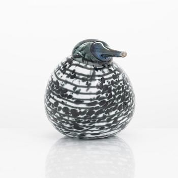 Oiva Toikka, A glass bird, signed O. Toikka Nuutajärvi 2012.