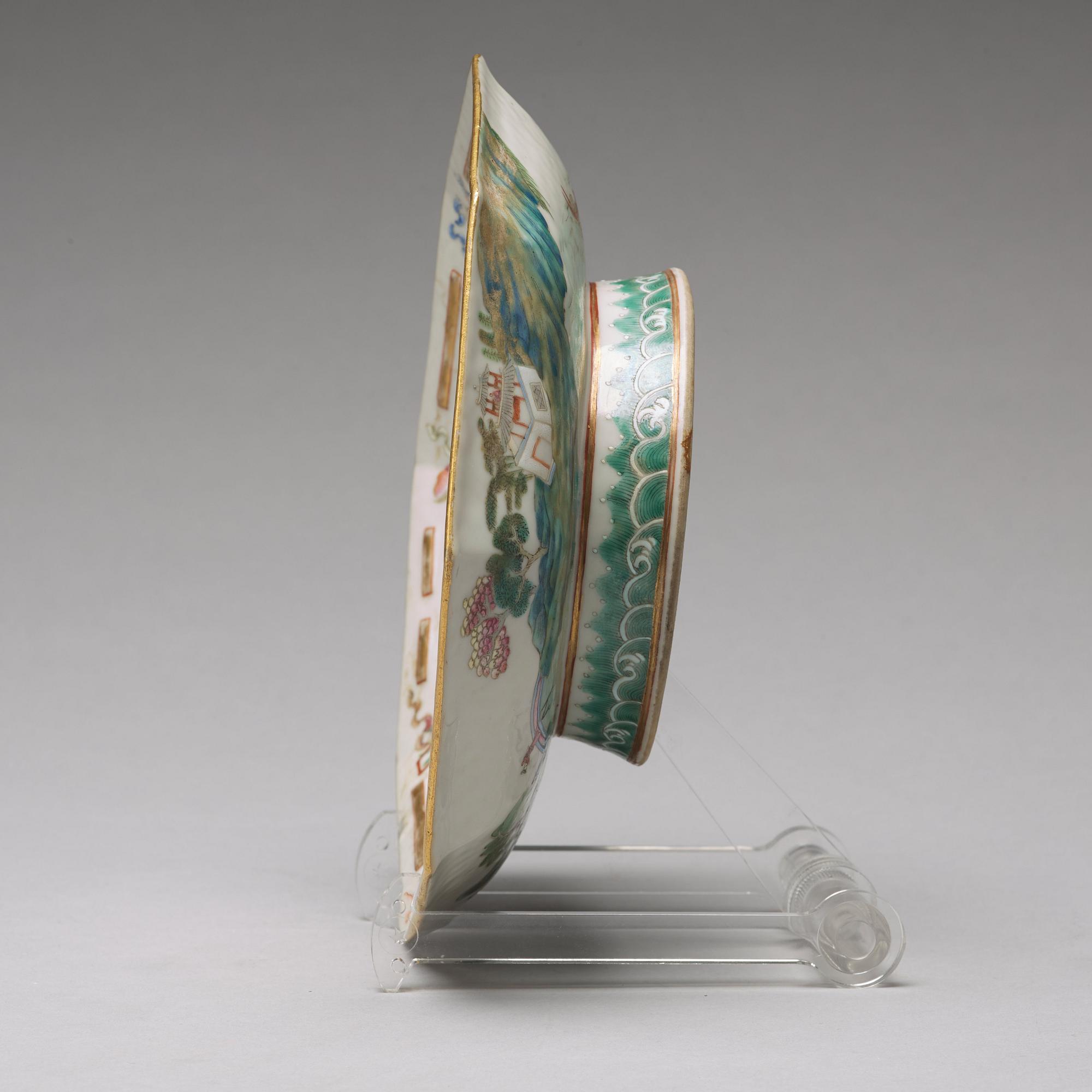 FAT, porslin. Qingdynastin, 1800-tal.