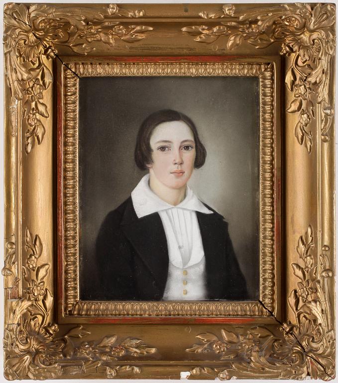 OKÄND KONSTNÄR, pastell, 1800-tal.