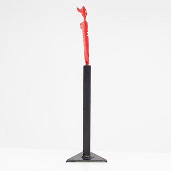 Soile Yli-Mäyry, skulptur, metall, signerad och daterad 2002.