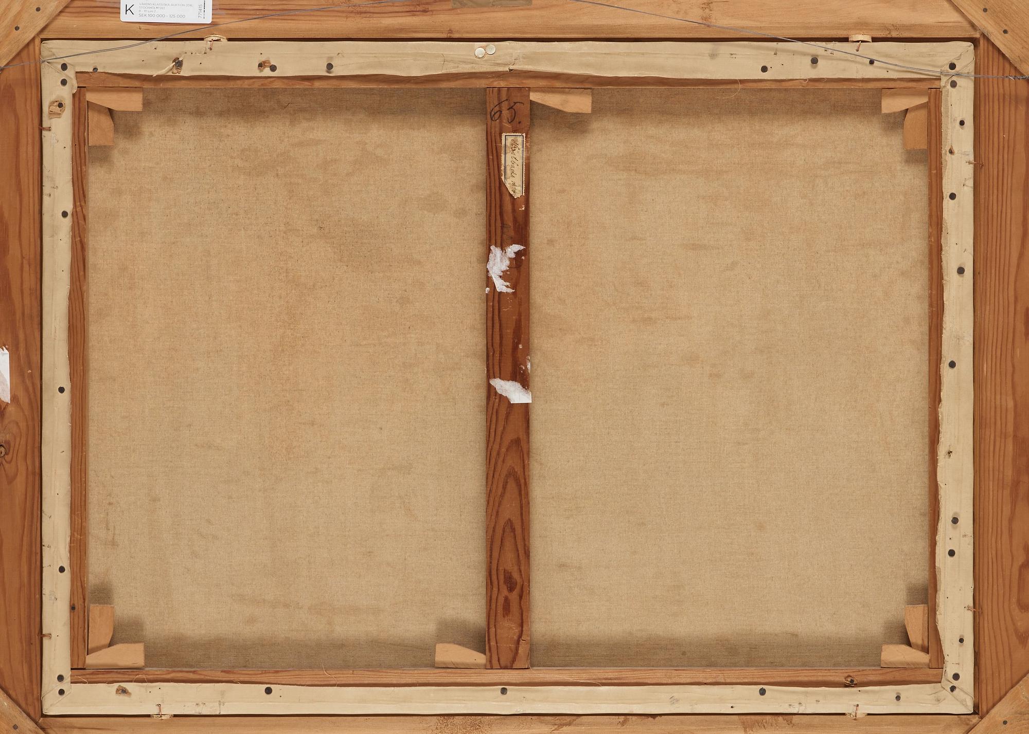 Bruno Liljefors, "Höstbacke med räv" (Autumn landscape with fox).