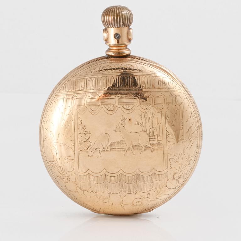 FICKUR, gulddoublé, Elgin Natl Watch Co, 1900-talets första hälft.