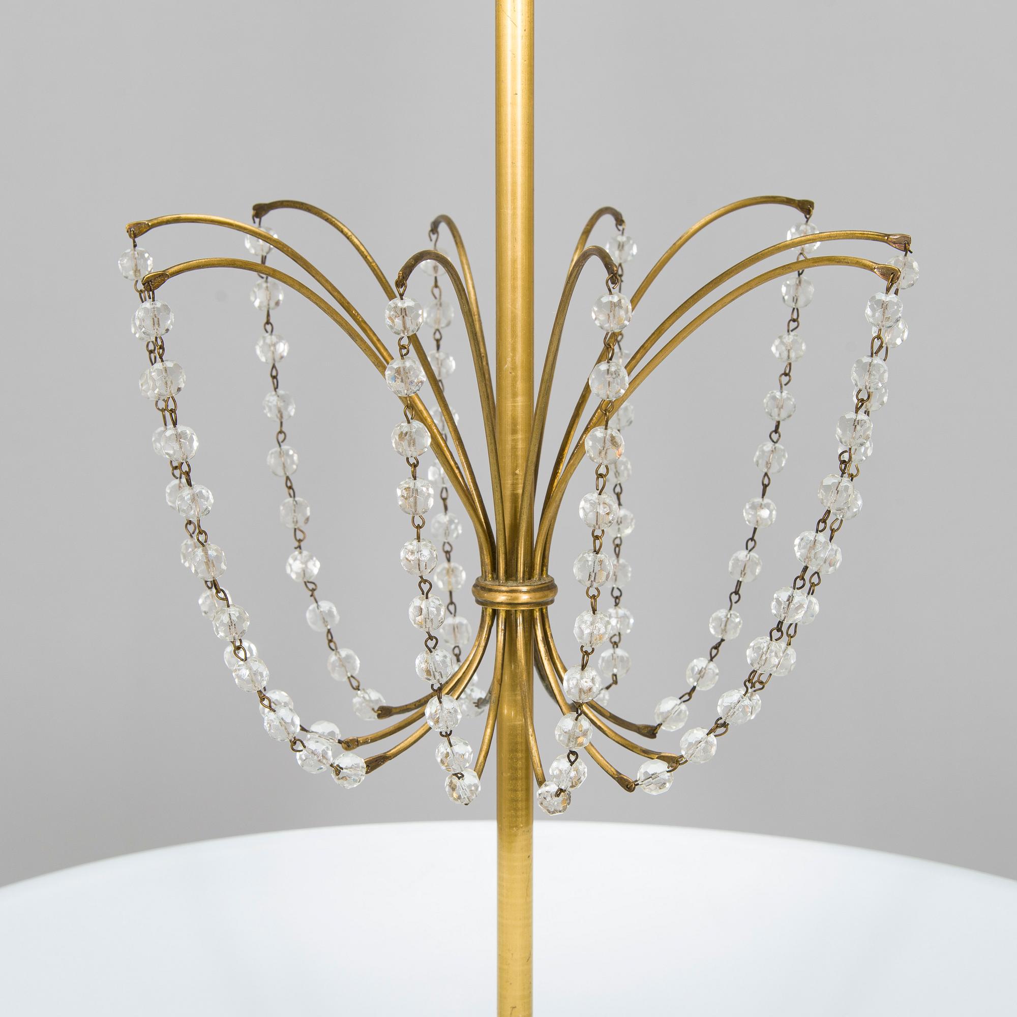 Lisa Johansson-Pape, taklampa, modell 1068, Stockmann Orno, 1940-tal.