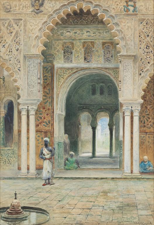 Frans Wilhelm Odelmark, Palace, Alhamnra.