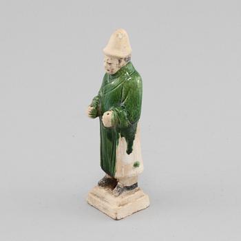 FIGURIN, lergods, troligen Ming dynastin (1368–1644).