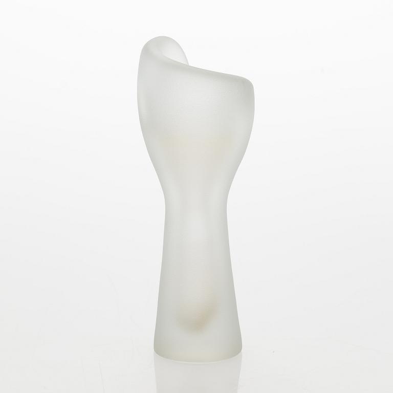 Timo Sarpaneva, maljakko, "Hiidennyrkki", signeerattu Timo Sarpaneva Iittala -55.