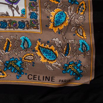 CÉLINE, a silk scarf.