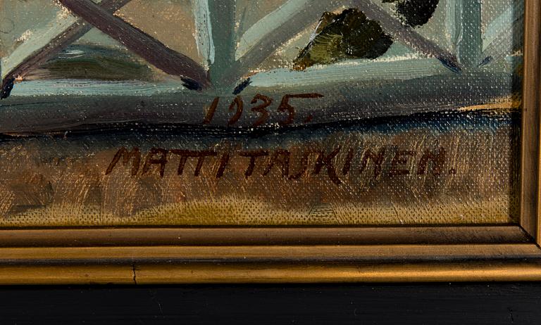 MATTI TASKINEN, olja på duk, signerad och daterad 1935.