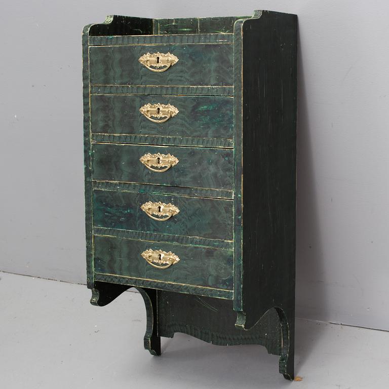 VÄGGBYRÅ, omkring år 1900.