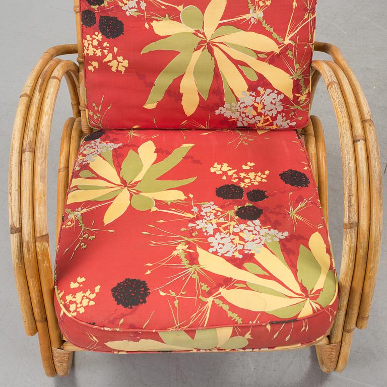 A bambu furniture suite from E.W. Ottosson korgmöbelfabrik, Stockholm, 1940's.